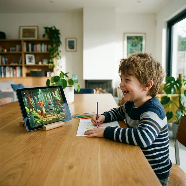 Child writing