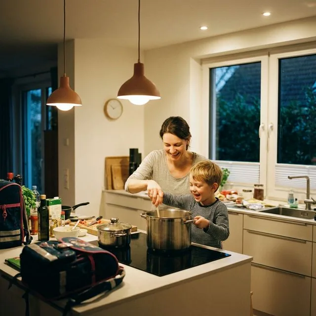 Parent cooking